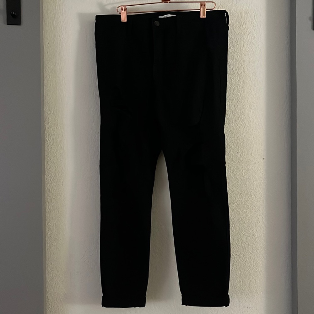 Black ripped jeans